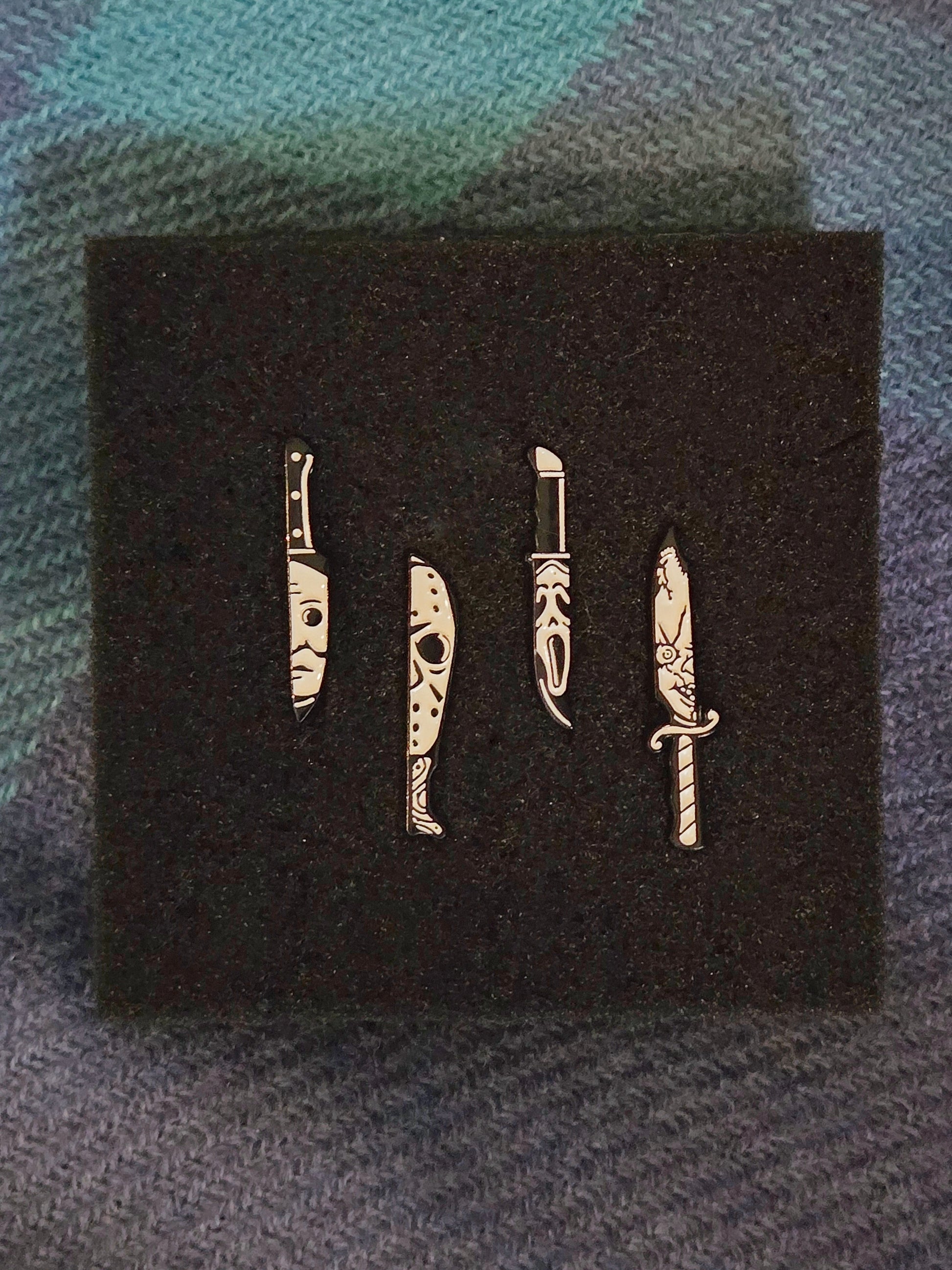 Horror Movie 4-Piece Pin Set - Velora