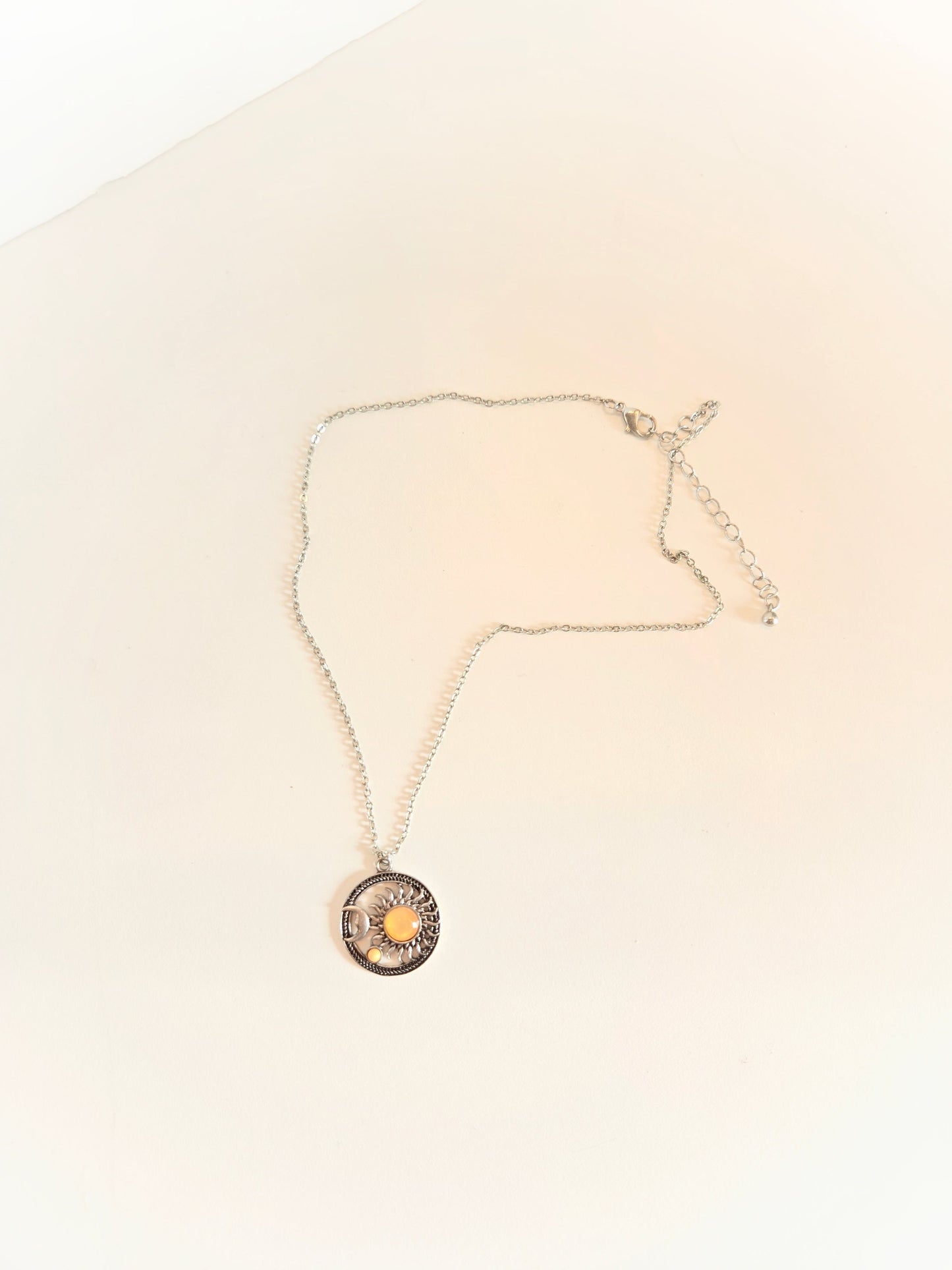 Boho Sun & Moon Necklace - Velora