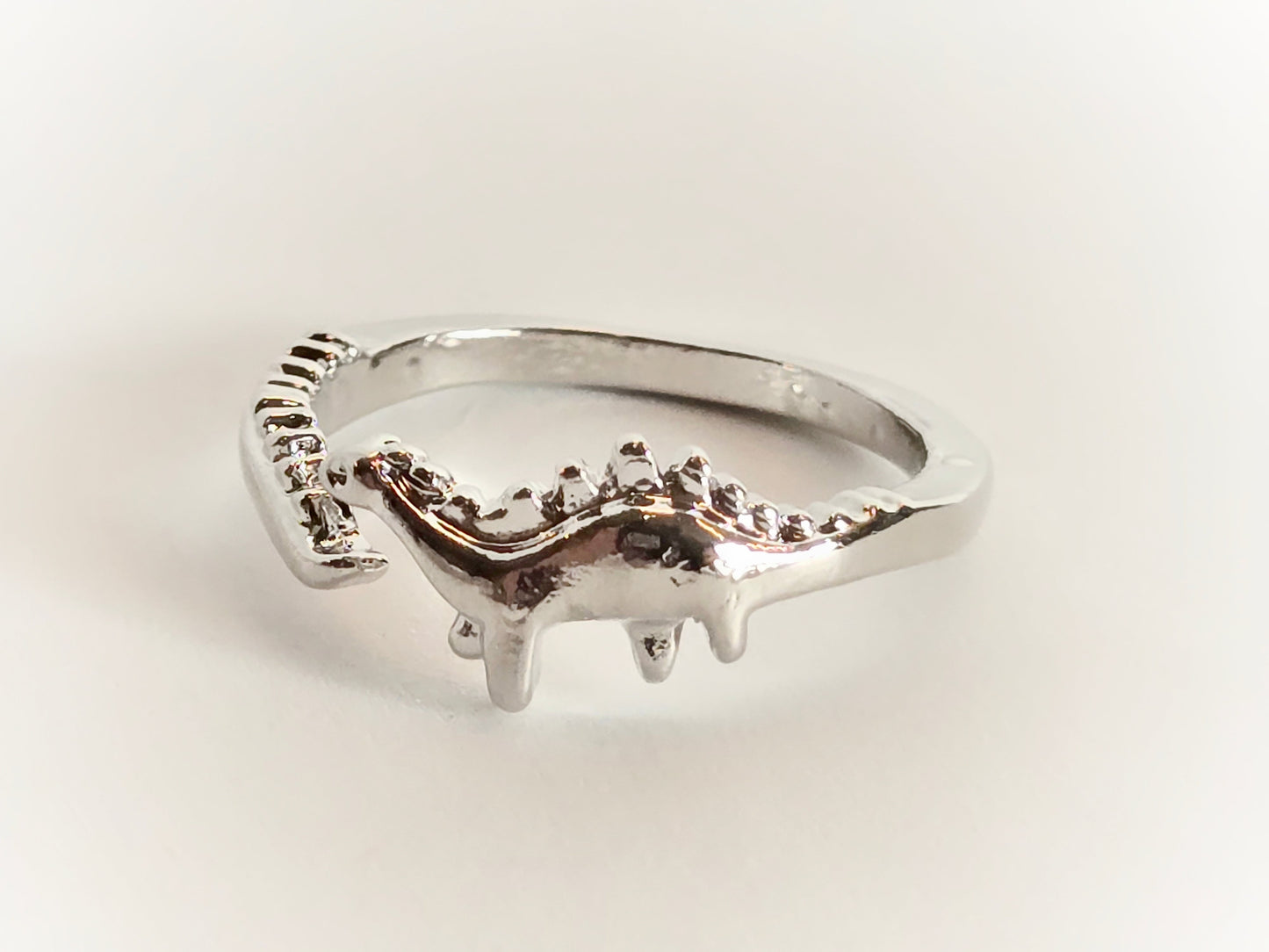 Dinosaur Ring | Stegosaurus (Size 6/Adjustable) - Velora