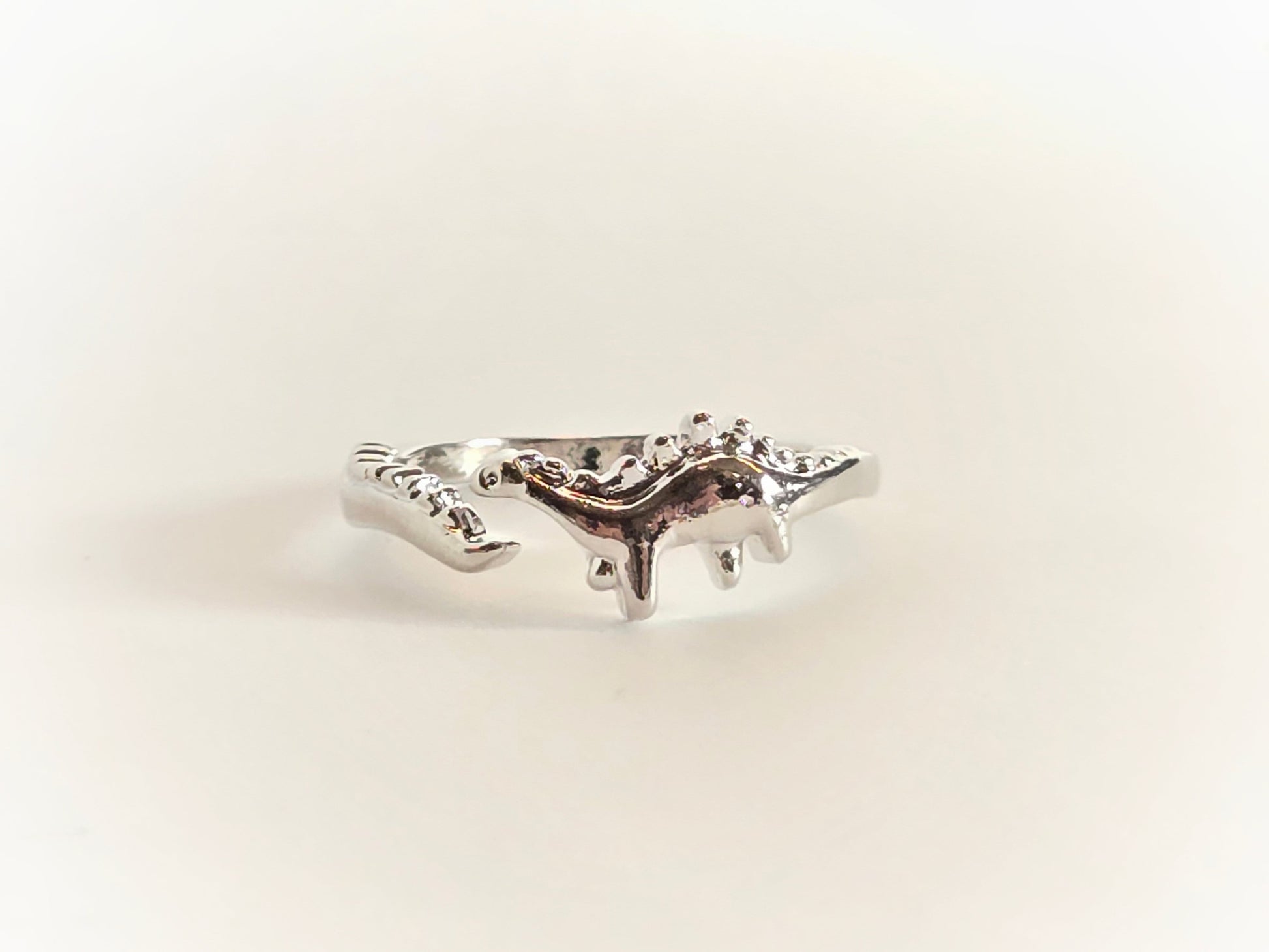 Dinosaur Ring | Stegosaurus (Size 6/Adjustable) - Velora