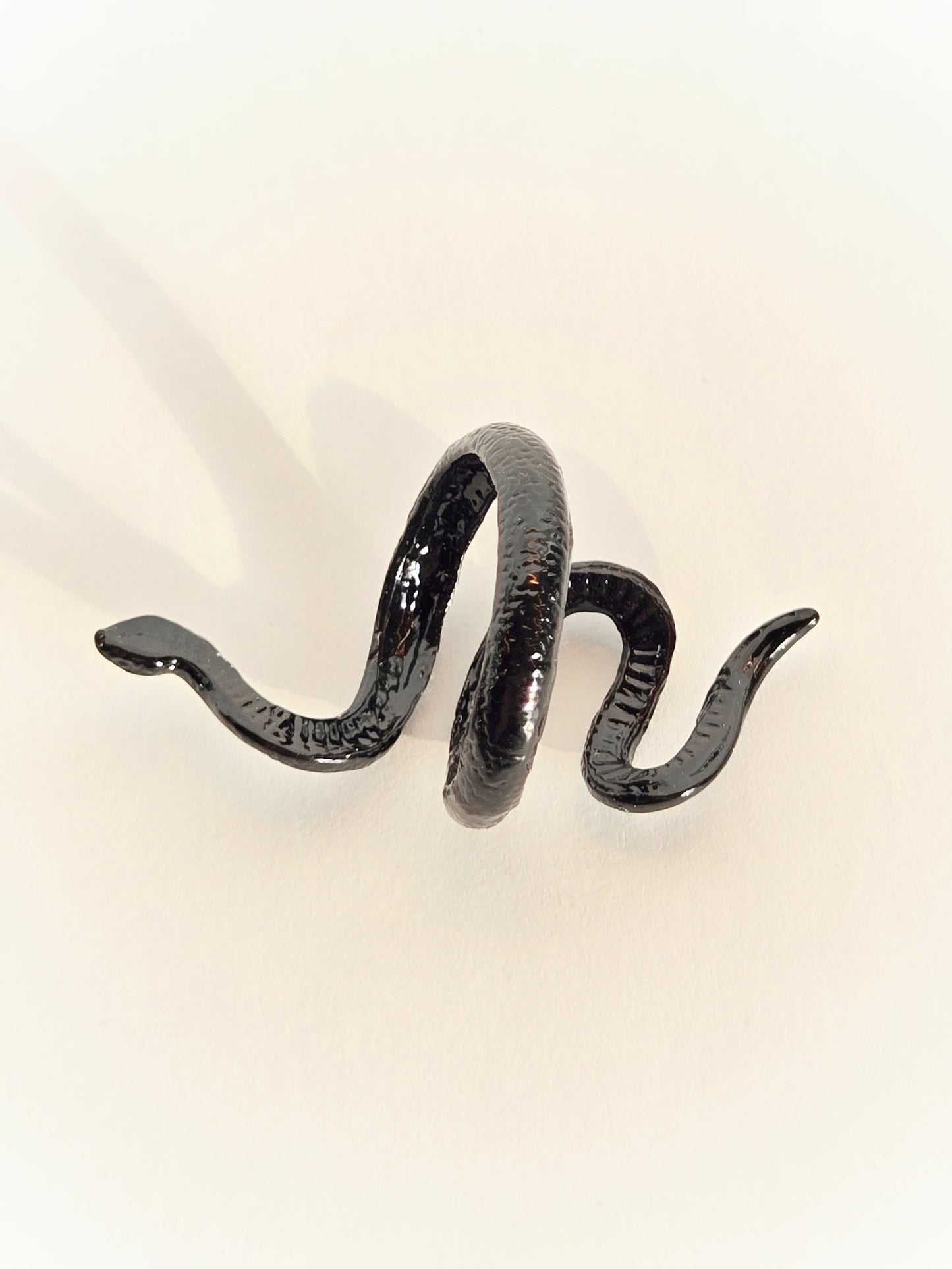 Black Snake Ring - Velora