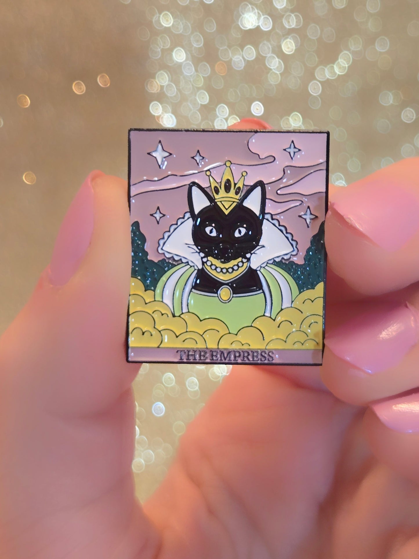 "The Empress" Cat Tarot Card | Collectible Pin - Velora