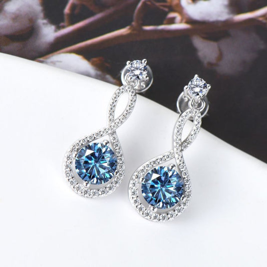 1 Carat Moissanite 925 Sterling Silver Earrings https://like2b-uy