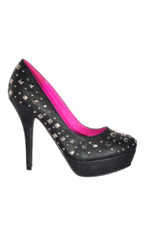 A.CO Women Heels Regular fit in Black - 8 - Velora