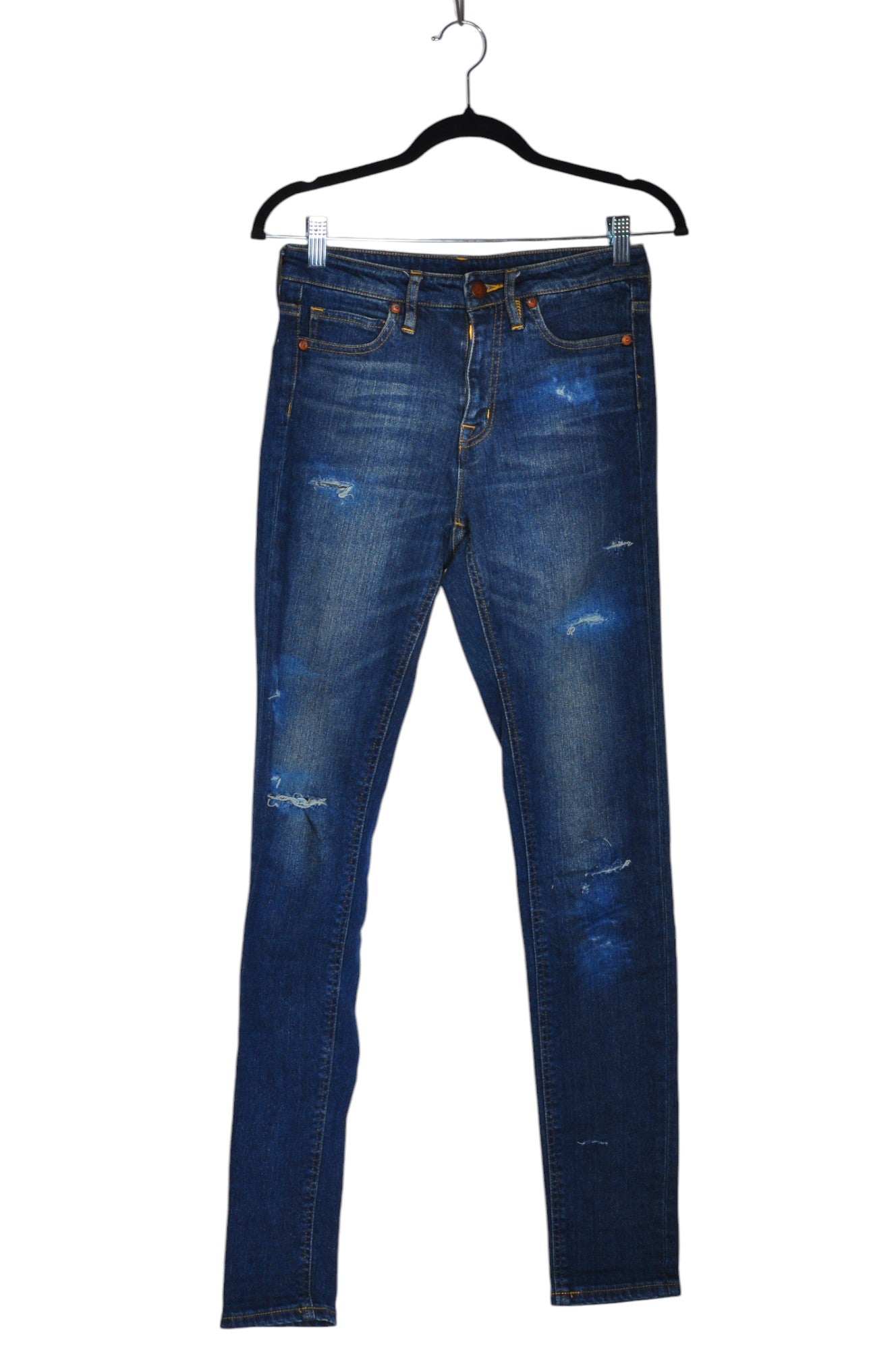 UNBRANDED Women Straight-Legged Jeans Regular fit in Blue - XS - Velora