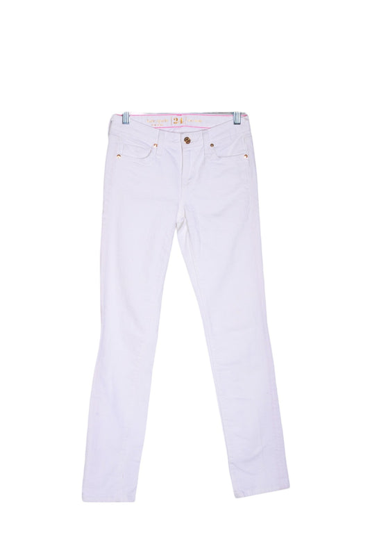 KATE SPADE Women Straight-Legged Jeans Regular fit in White - 24 - Velora