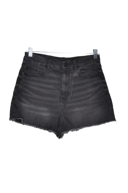 AMERICAN EAGLE Women Denim Shorts Regular fit in Black - 8 - Velora