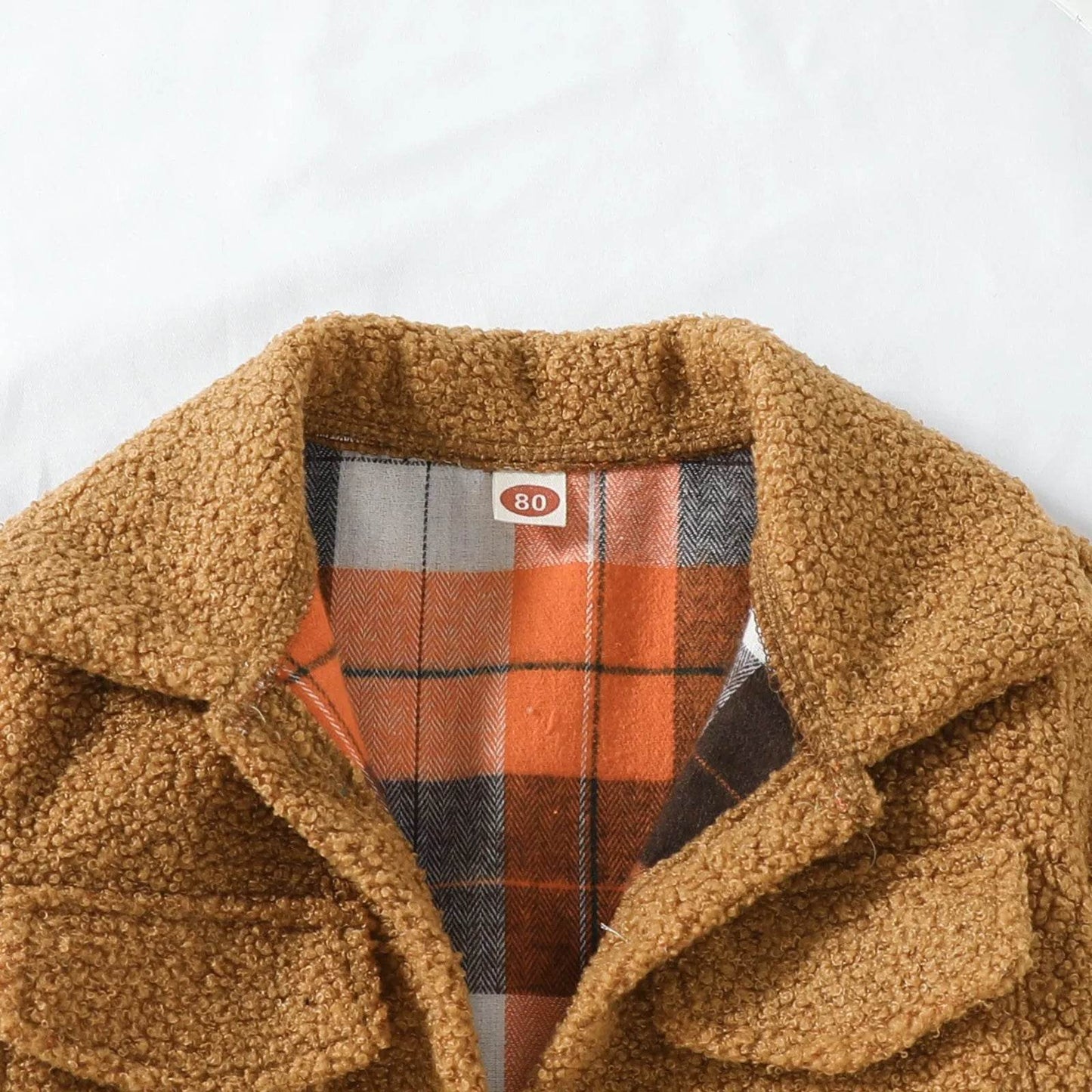 Autumn New Plush Plaid Reversible Coat - Velora