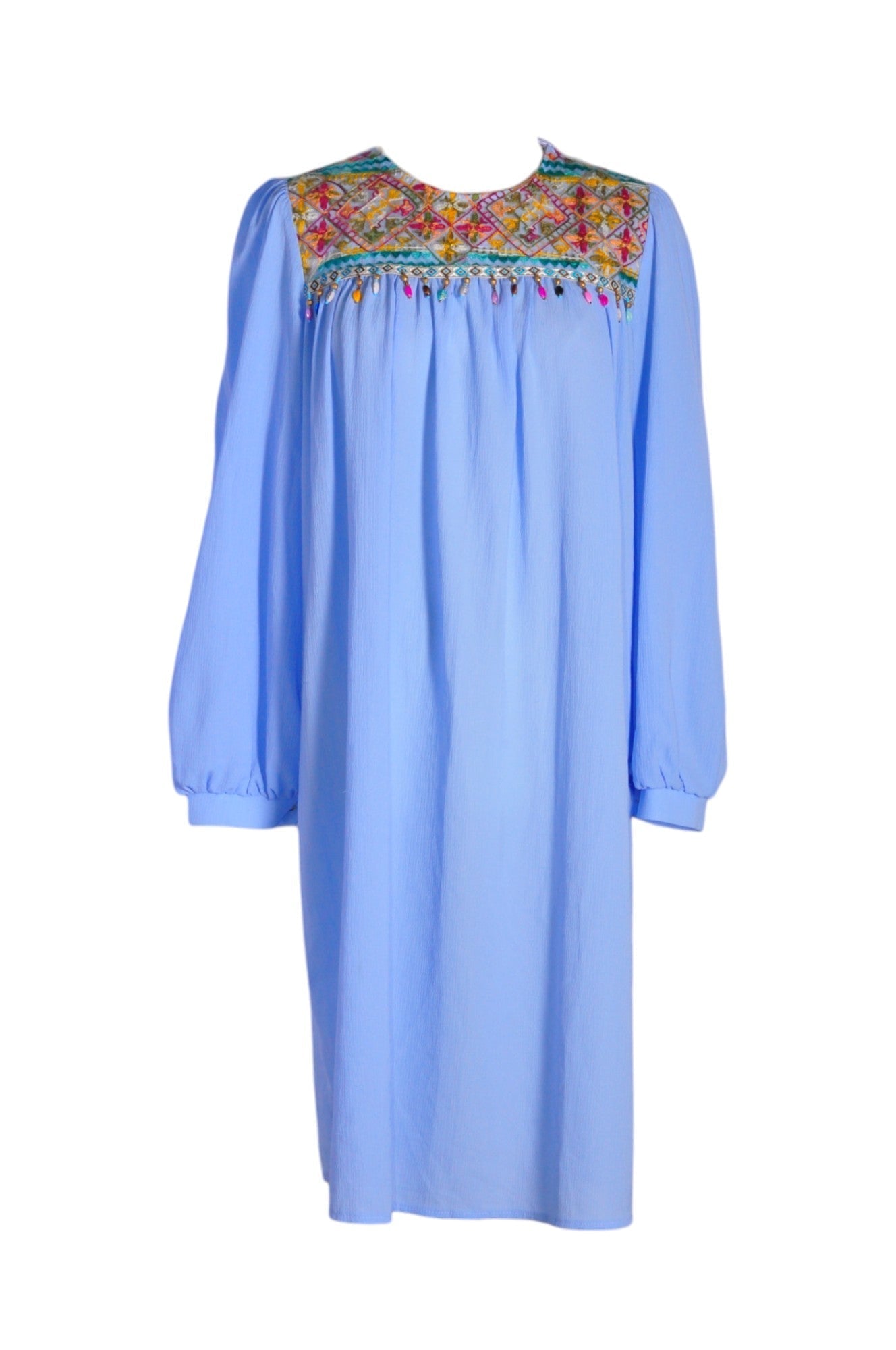 KOLL Women Drop Waist Dresses Regular fit in Blue - M - Velora