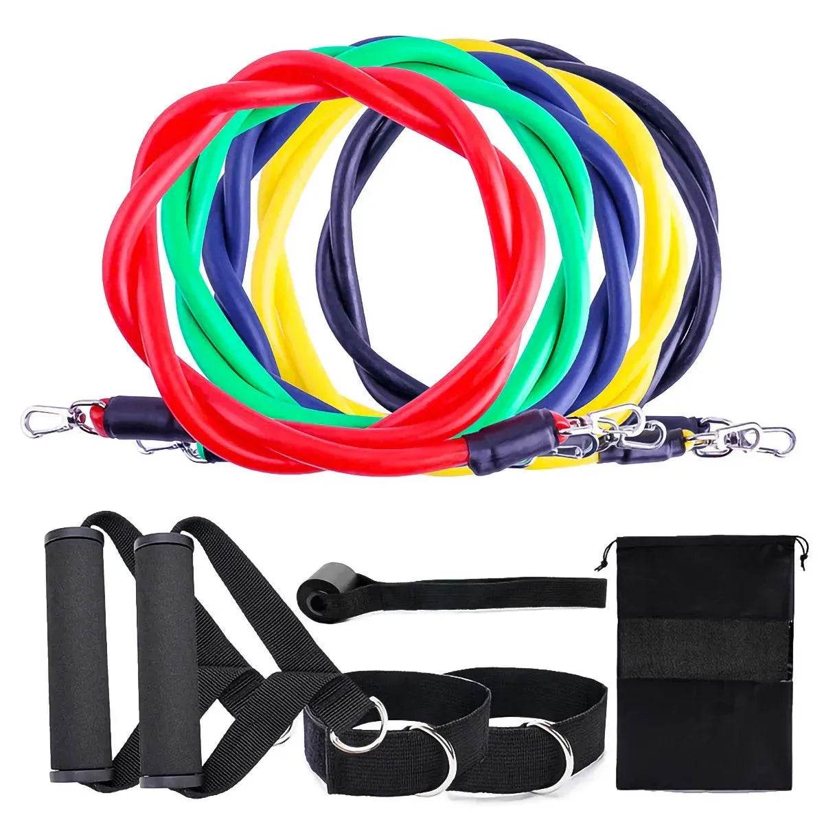 Fitness Rally Elastic Rope Resistance Band set - Velora