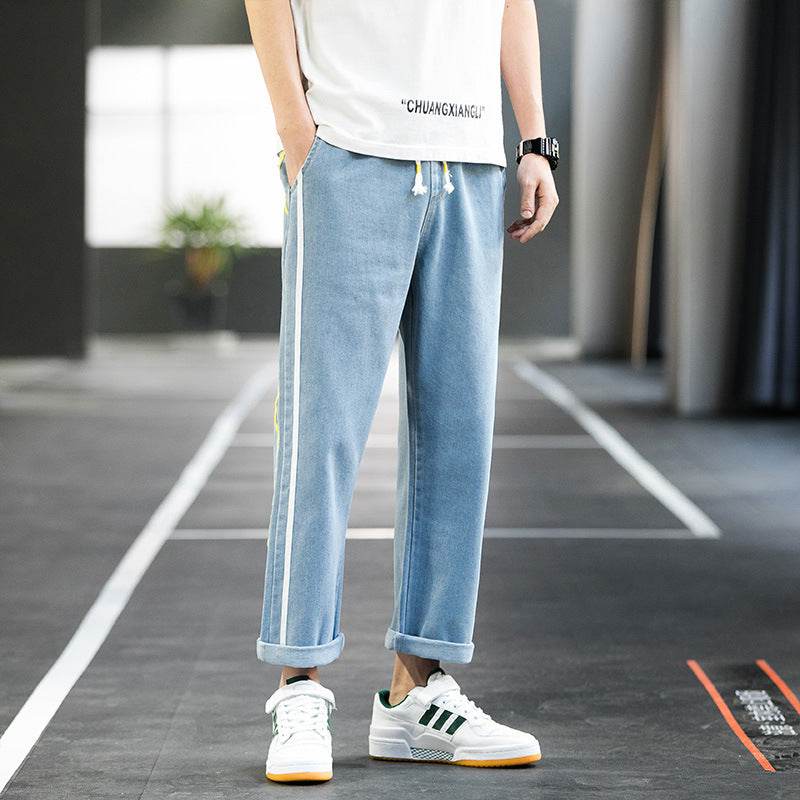 Men Casual pants Denim Jeans trousers, wide-leg pants - Velora