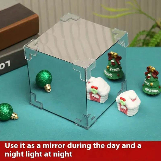 Christmas Cube Night Light Lamp Desktop Decoration Christmas gifts - Velora