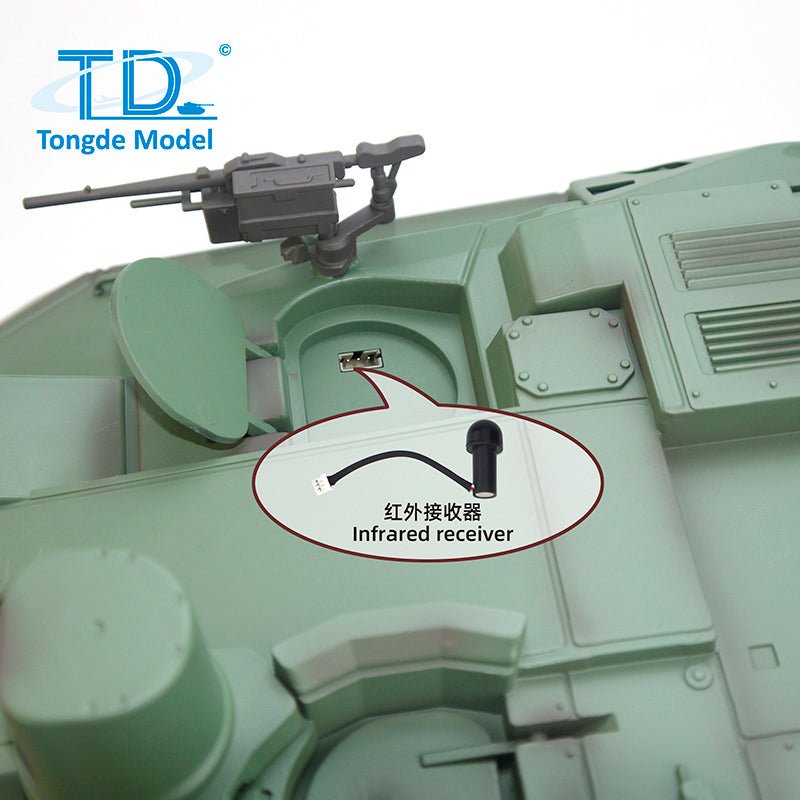 Tongde 1/16 RC Leclerc Tank – BB Shooting, Smoke, Recoil, 320° Turret - Velora Luxury Fashion
