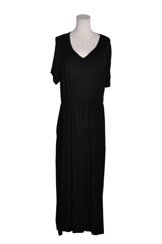 UNBRANDED Women Maxi Dresses Regular fit in Black - 2XL