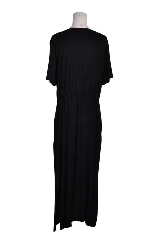 UNBRANDED Women Maxi Dresses Regular fit in Black - 2XL