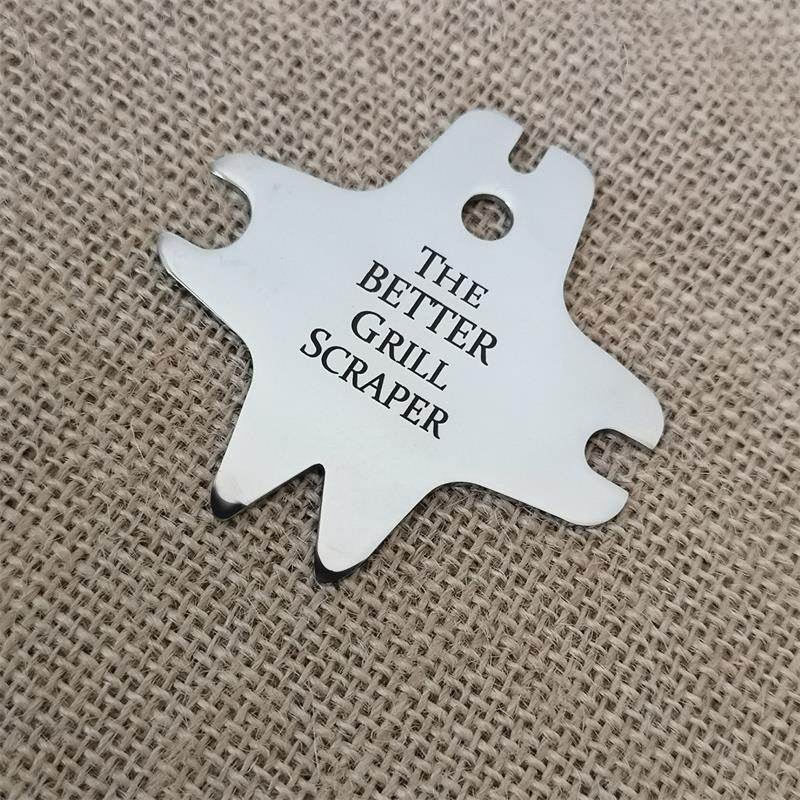 Stainless steel barbecue Grill scraper - Velora