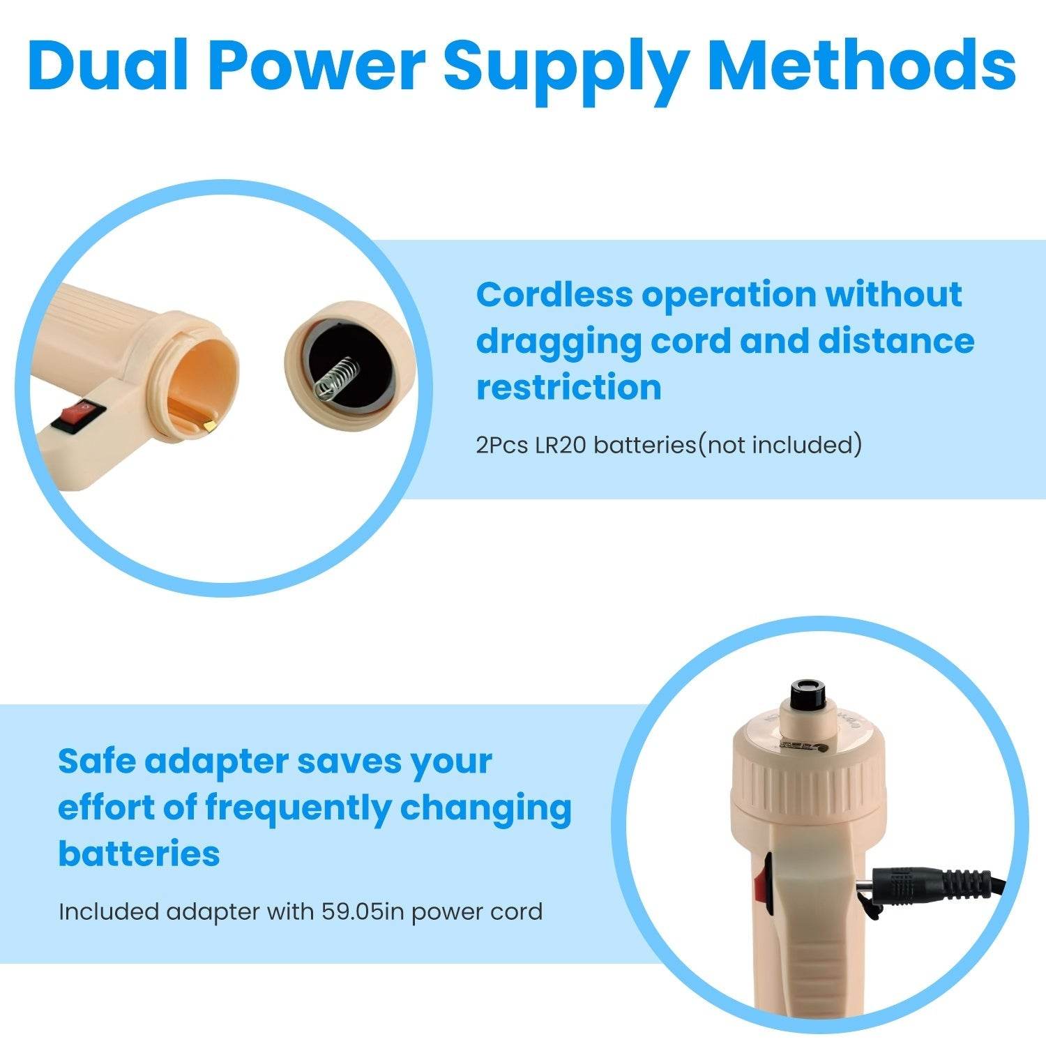 Powerful Electric Aquarium Vacuum Gravel Cleaner - Velora