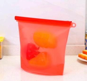 Reusable Silicone food storage bag vacuum sealed bag - Velora