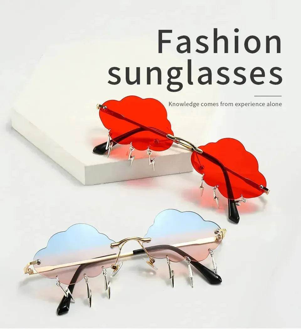 Fashion Trend Cloud Chain Polarized Sunglasses for Women - Velora