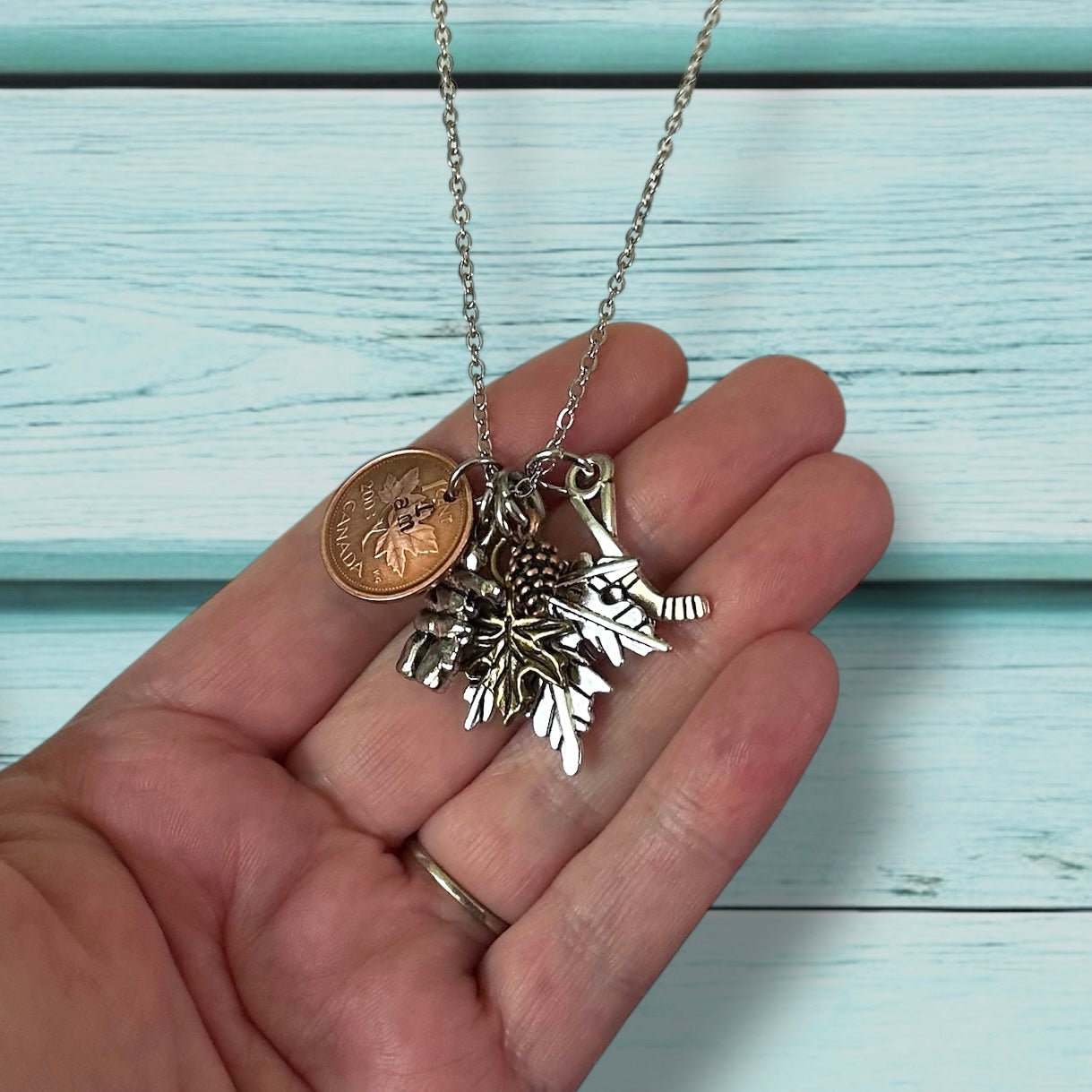 I AM CANADIAN Penny Necklace - Velora