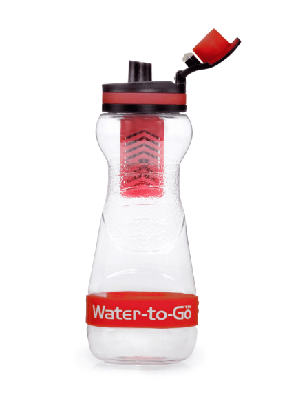 WatertoGo 50cL Water Purification Filter Bottle Removes Contaminants by 99.9% - Velora