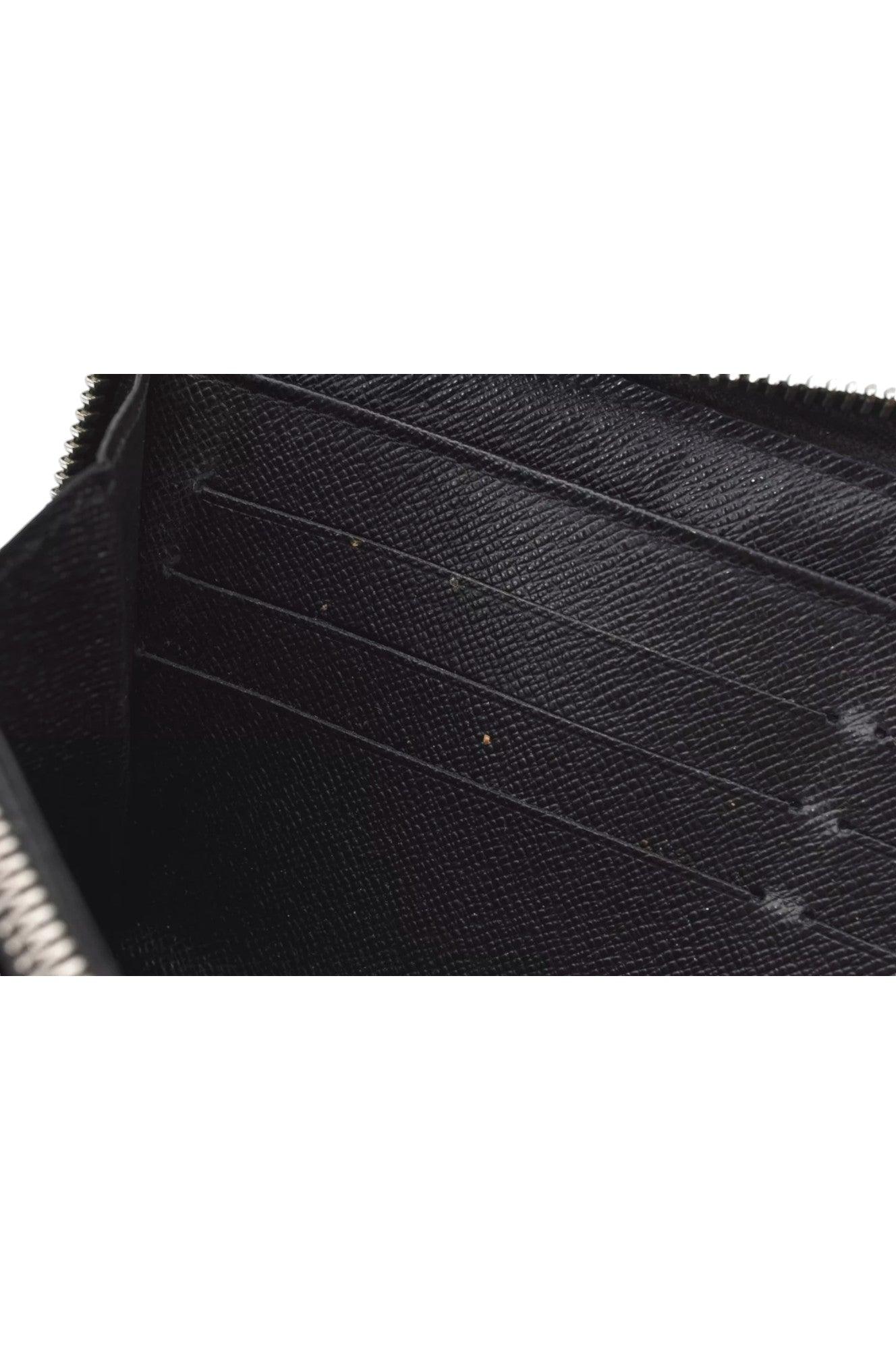 Louis Vuitton Damier Graphite Zippy Organizer Wallet N63077 LV 8122K - Velora