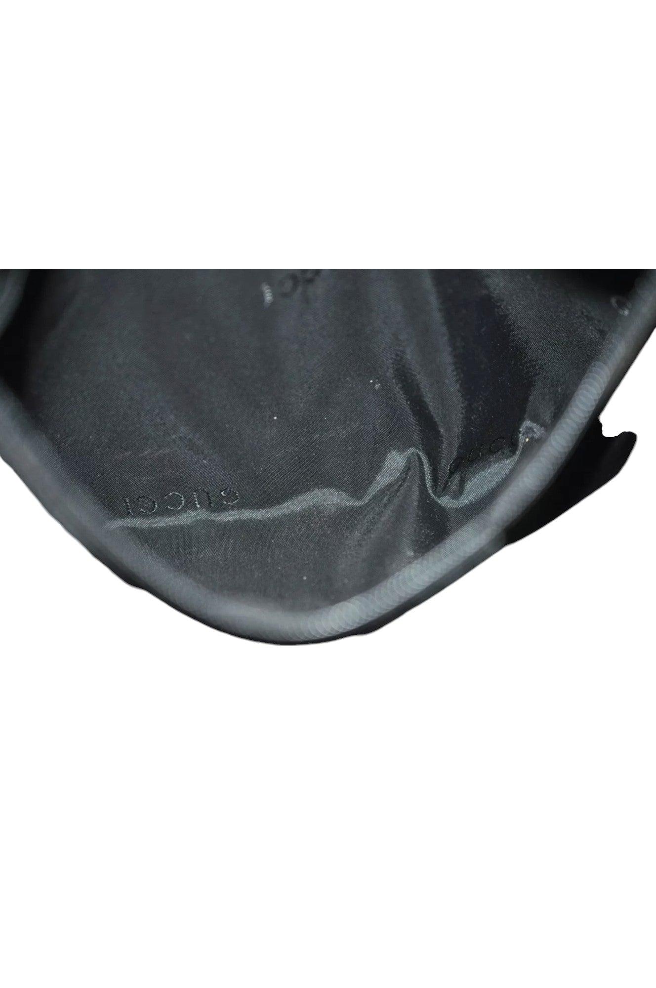 GUCCI Shoulder Hand Bag Purse Enamel Leather 0013766 Black 7891K - Velora