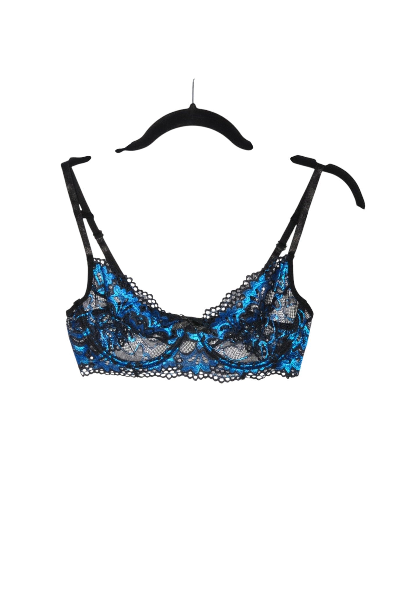 UNBRANDED Women Bras Regular fit in Blue - M