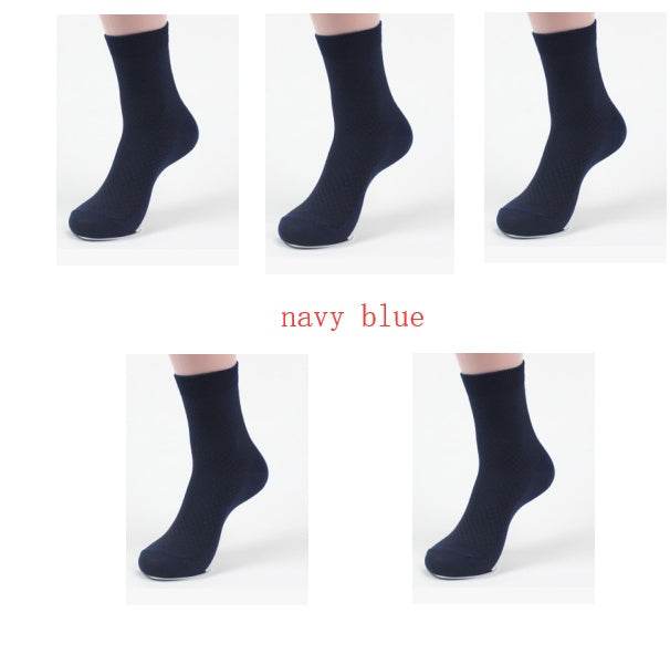 Socks men's new bamboo fiber men's business socks