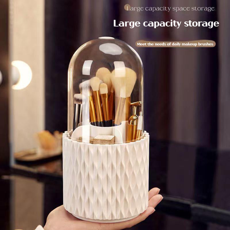 360 Rotating Large Capacity Transparent Makeup Brush https://like2b-uy