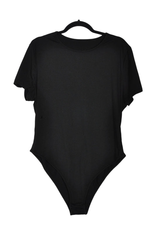 SHEIN Women Bodysuits Regular fit in Black - 2XL