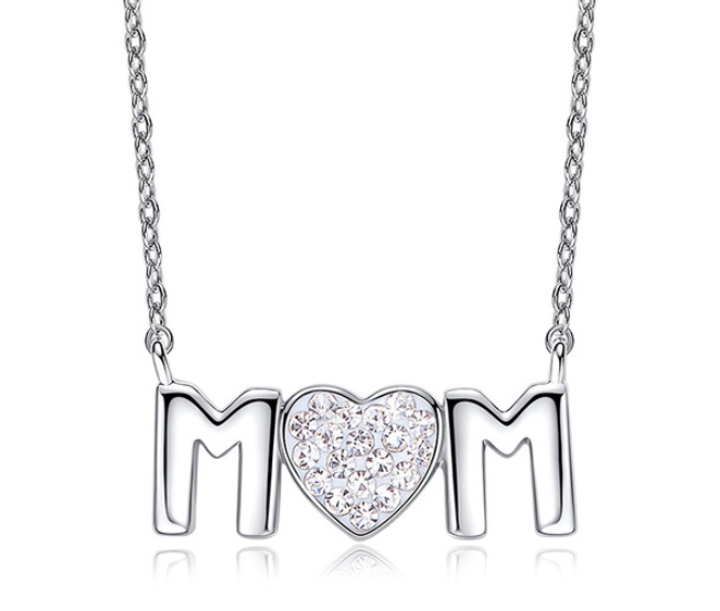 Swarovski Crystal Heart Necklace with CDE Design