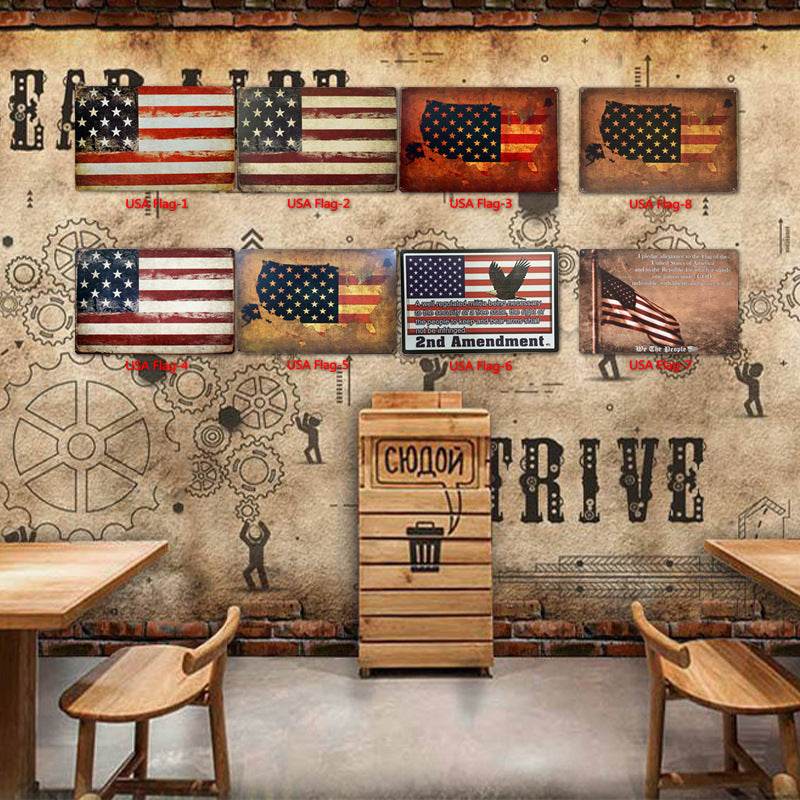 Tin Painting Bar Clothing Store Home Wall Decoration Novelty signs Decor - Velora