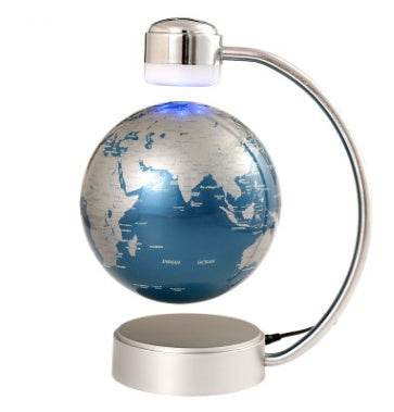 8 inch globe magnetic suspension office decoration company gift novelty creative birthday gift - Velora