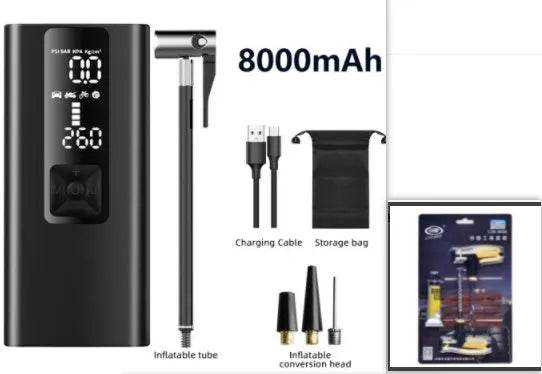 Electric Wireless Car Bicycle Tire Smart Air Inflator - Velora