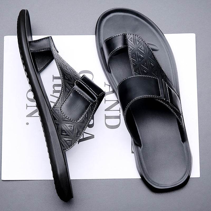 Men's Fashion All-matching Simple Beach Slippers