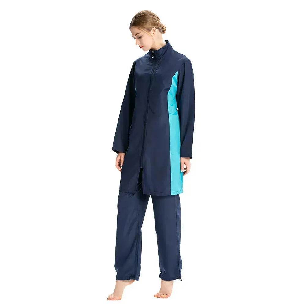 ArabSwimsuit Southeast Asia Hui Conservative Three-piece Suit Sportswear Swimming Suit - Velora