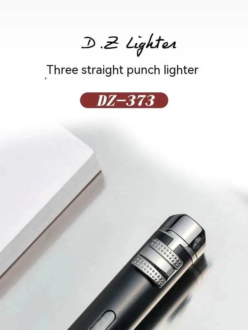 Blue High firepower Gas Cigar Punch Lighters - Velora