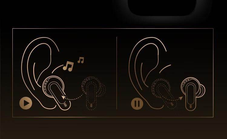 Smart Screen Noise-Cancelling Bluetooth earbuds True Wireless In-ear Headphone - Velora