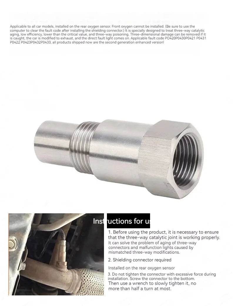 Oxygen Sensor Connector Modification Accessories Sensor Adapter - Velora