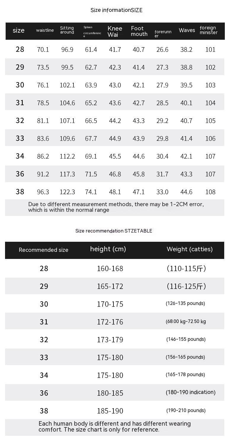 American Style Loose Broken Patch Straight Retro Denim Jeans pant Trousers Men - Velora