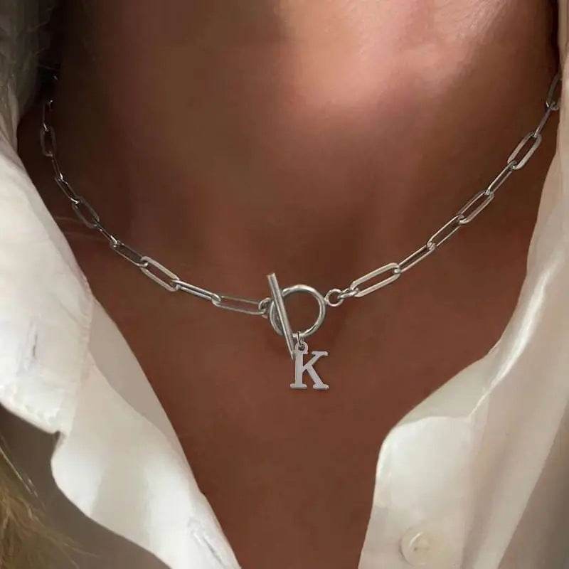 26 Letters Pendant Necklace For Women - Velora