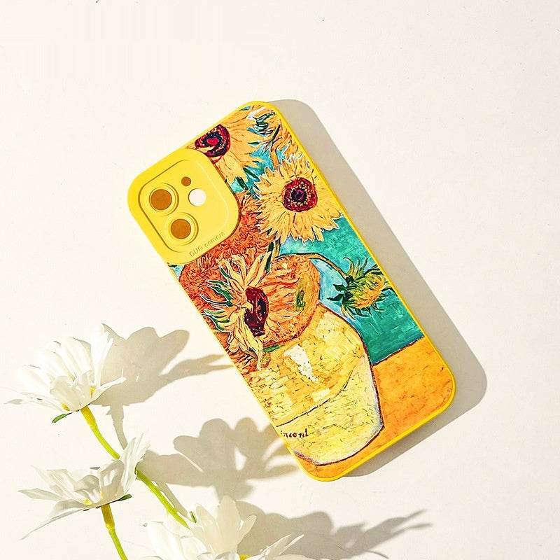 Sunflower silicone IPhone14 Case women - Velora
