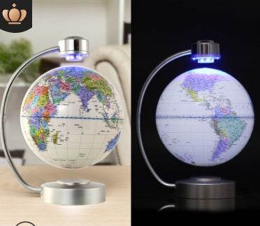 8 inch globe magnetic suspension office decoration company gift novelty creative birthday gift - Velora
