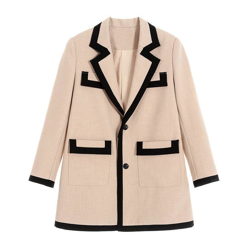 Stitching fashionable Street Blazer suit for women - Velora