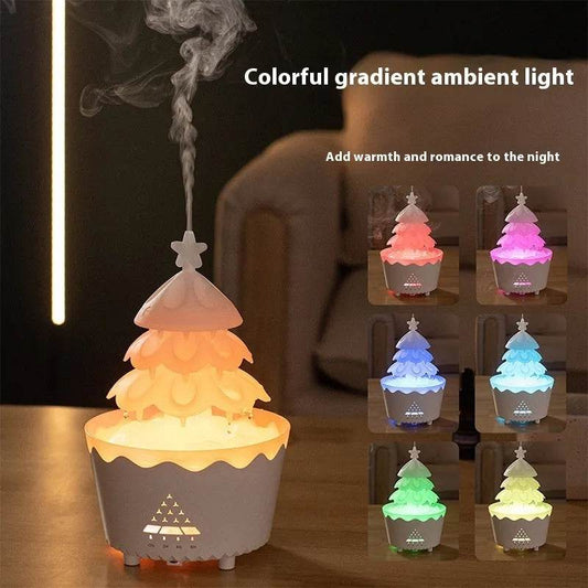 2024 New Design Essential Oil Aroma Diffuser Household Mute Small Remote Control Humidifier Suitable For Home Christmas Gift - Velora