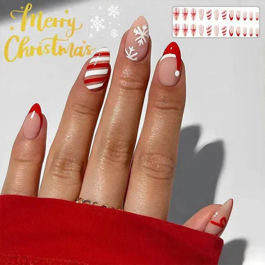24pcs Christmas False Nail Decal stickers - Velora