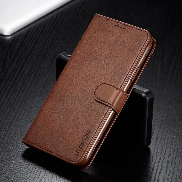 Luxury Leather iphone Case Flip Cover Card Holder Wallet Businessman Style
