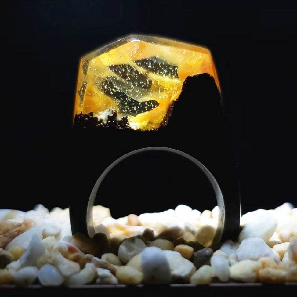 Resin wood ring - Velora