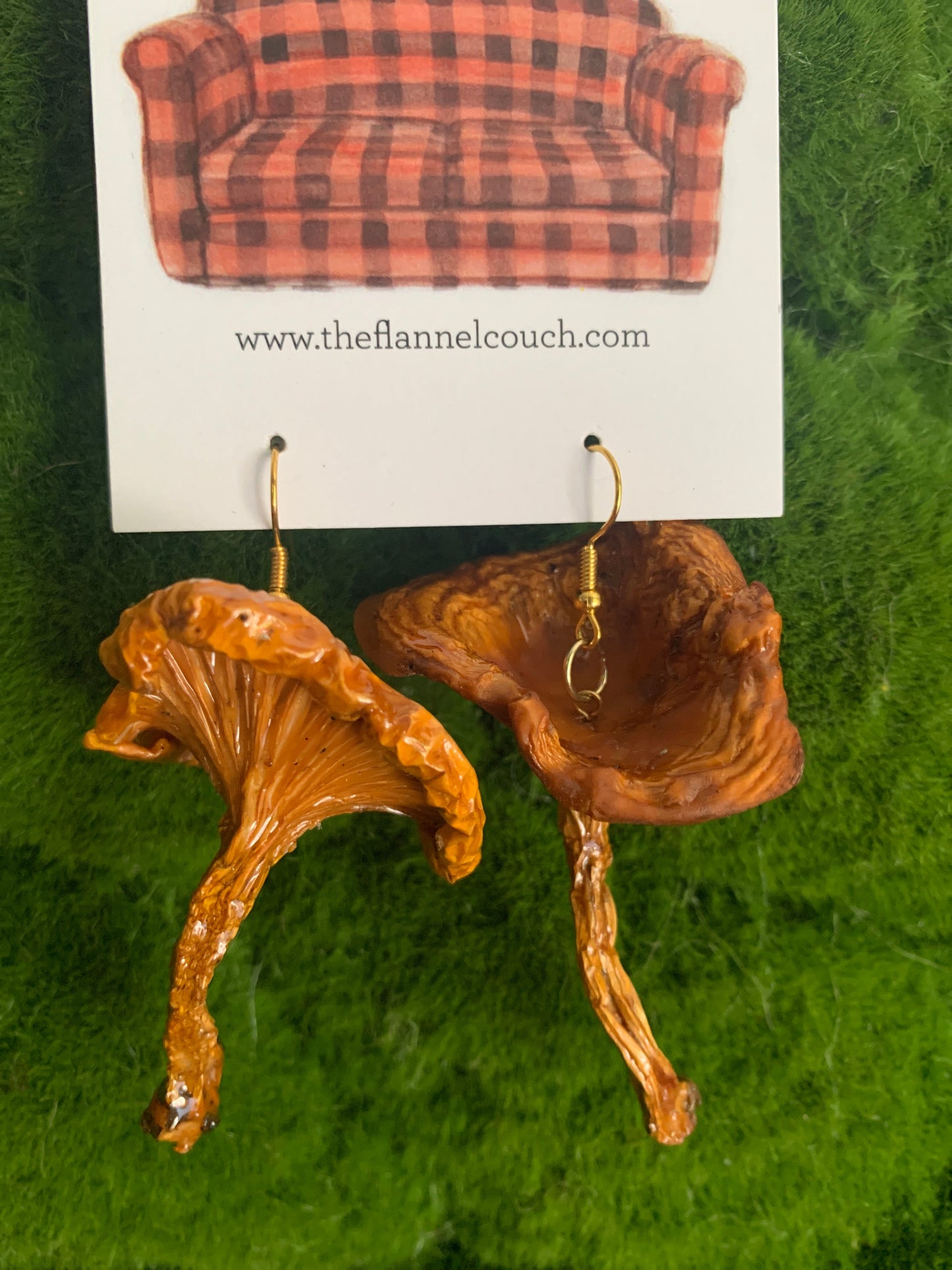 Wild Ontario Mushrooms Earrings www.Shopthatapp.com